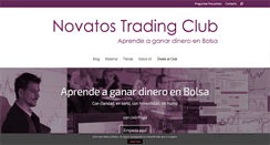 Desktop Screenshot of novatostradingclub.com